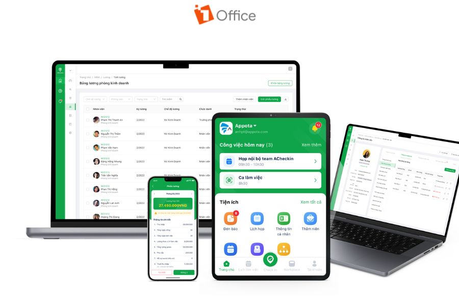 ACheckin cung cấp 5 hình thức chấm công hiện đại