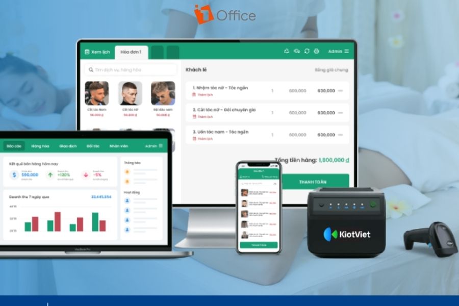 KiotViet tự động chia hoa hồng cho nhân viên ngay trên giao dịch