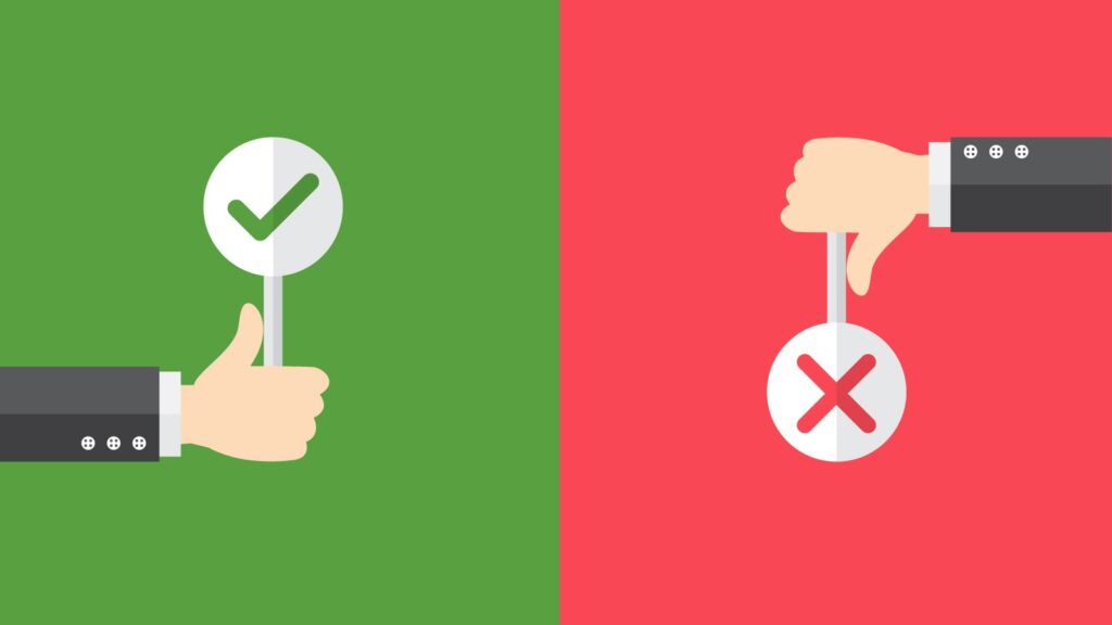 Ví dụ về cụm từ "Pros and Cons" trong lĩnh vực kinh doanh