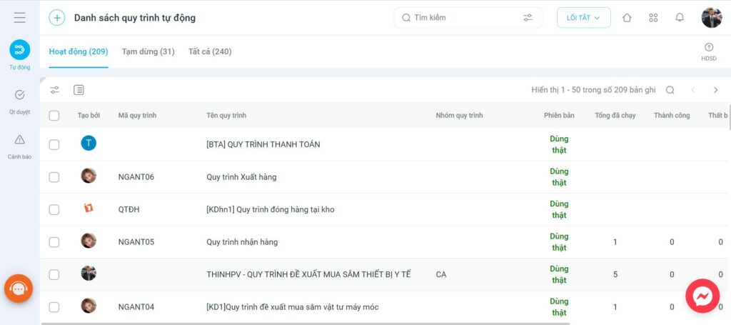 Sử dụng phần mềm quản lý quy trình tự động 1Office Sử dụng phần mềm quản lý quy trình tự động 1Office