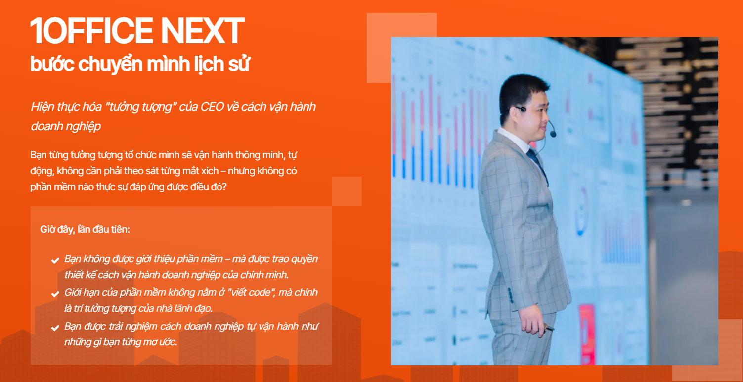 1Office Next - Hiện thực hóa "tưởng tượng" của CEO về cách vận hành doanh nghiệp