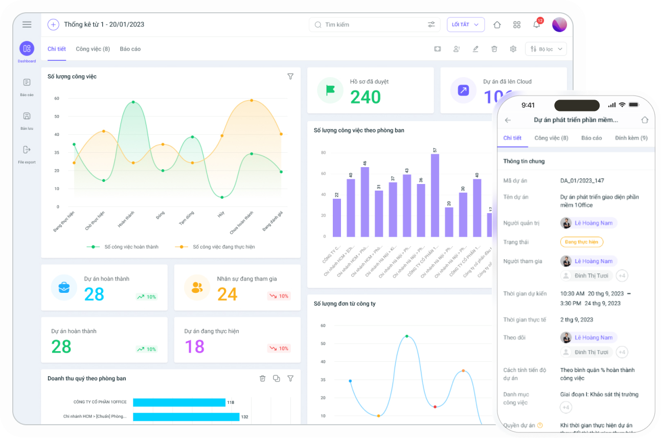 Phần mềm 1Office - Giải pháp quản trị thời gian và công việc hiệu quả
