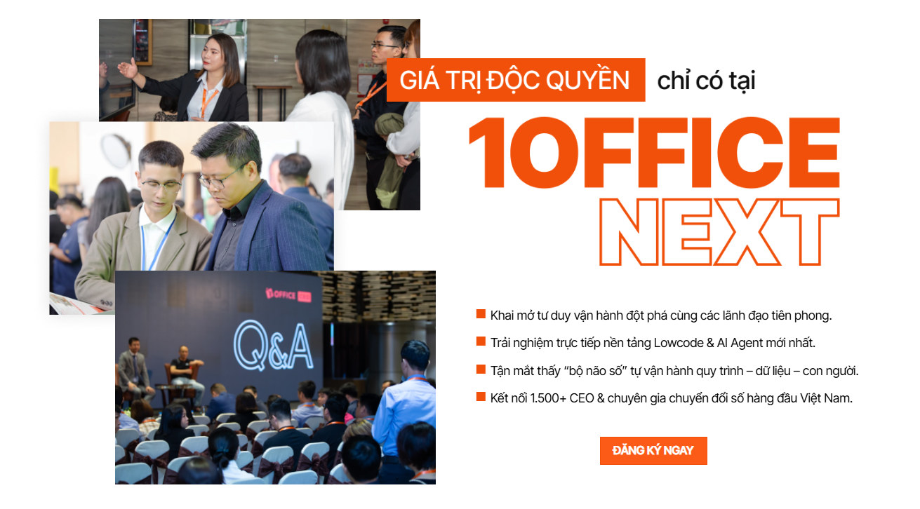 Giá trị cốt lõi mà 1Office Next mang lại cho doanh nghiệp