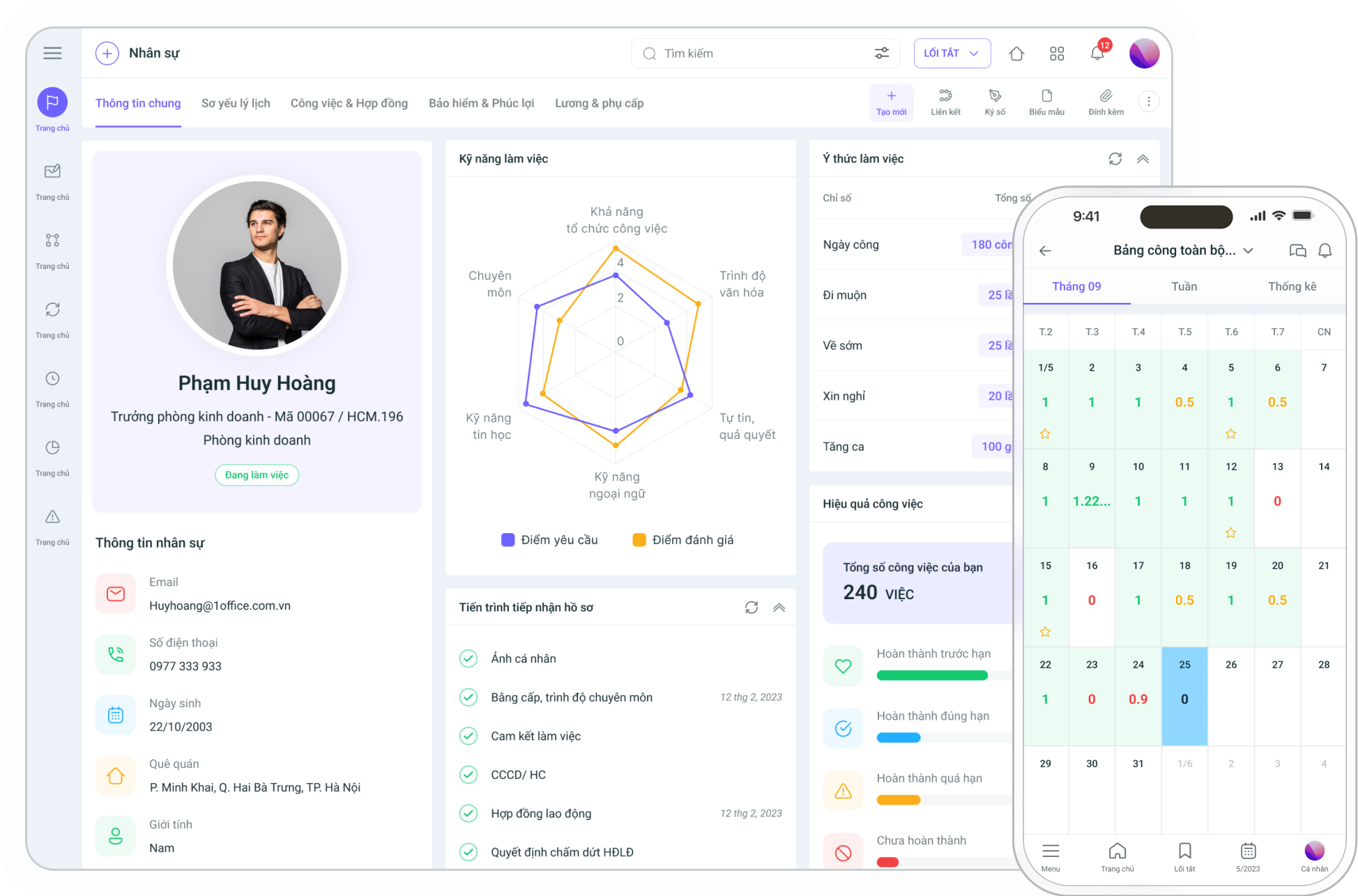 Phần mềm quản lý nhân viên từ xa