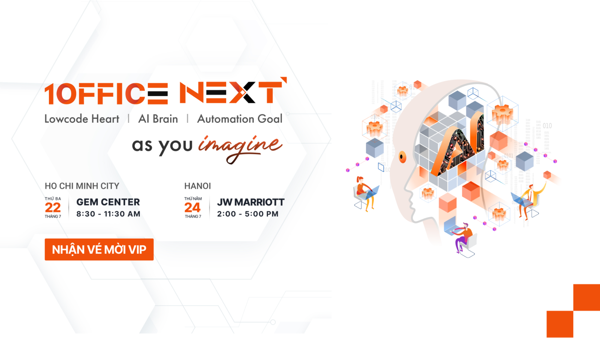 Trải nghiệm thực tế AI Platform tại Sự kiện 1Office Next